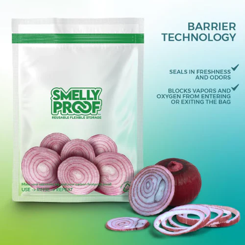 Clear Stand-Up Reusable Bags by Smelly Proof - Image 6