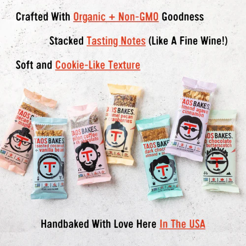 Dark Chocolate Almond & Sea Salt Bars by Taos Bakes - Image 7