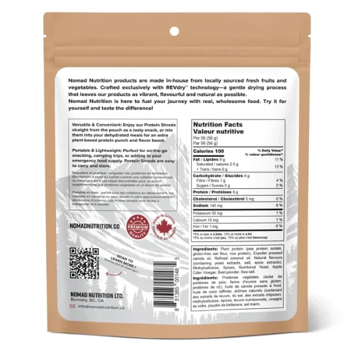 Light "Beef" Flavored Protein Crumbles by Nomad Nutrition - Image 3