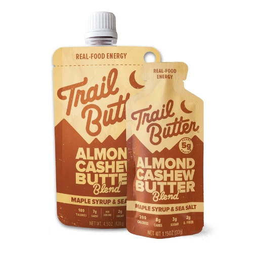 Maple Syrup & Sea Salt Almond Cashew Butter Blend by Trail Butter